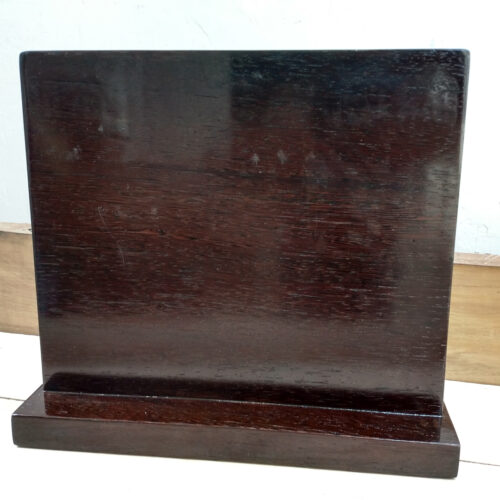 Magnetic Wooden Knife Block Double Sided 12" x 12" - Wenge