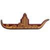 Kalemah Islamic Calligraphy in Wood 36" Length Decorative Wall Art