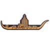 Kalemah Islamic Calligraphy in Wood 36" Length Decorative Wall Art