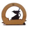 Wren on a Cup Wooden Wall Art - 7" x 5"