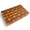 Oak & Walnut Basket Weave End-Grain Cutting Board – 15.5" x 9.5" x 1.5"