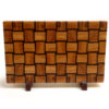 Oak & Walnut Basket Weave End-Grain Cutting Board – 15.5" x 9.5" x 1.5"