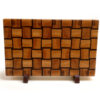 Oak & Walnut Basket Weave End-Grain Cutting Board – 15.5" x 9.5" x 1.5"