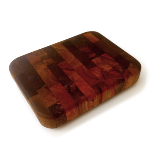 Acacia Mini End Grain Cutting Board – 7.5" x 6" x 1.25"