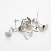 Flat Ear Studs Silver 8mm – Pack of 24 / 100
