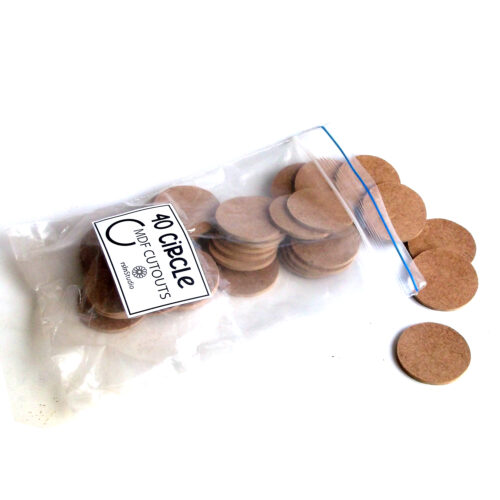 circle2 Circle MDF Cutouts - Pack of 40