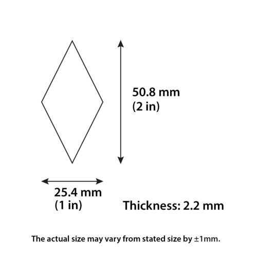 diamond3 Diamond MDF Cutouts - Pack of 40