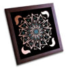 Abstract Geometric - Copper Marquetry 12.5" x 12.5"
