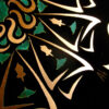 Abstract Geometric - Copper Marquetry 12.5" x 12.5"