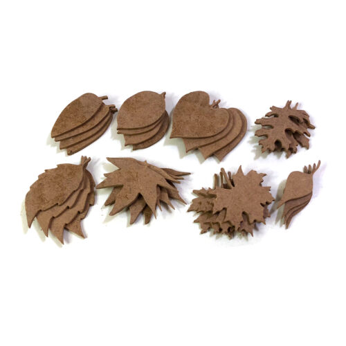 leaves_4 Leaf MDF Cutouts - Pack of 32