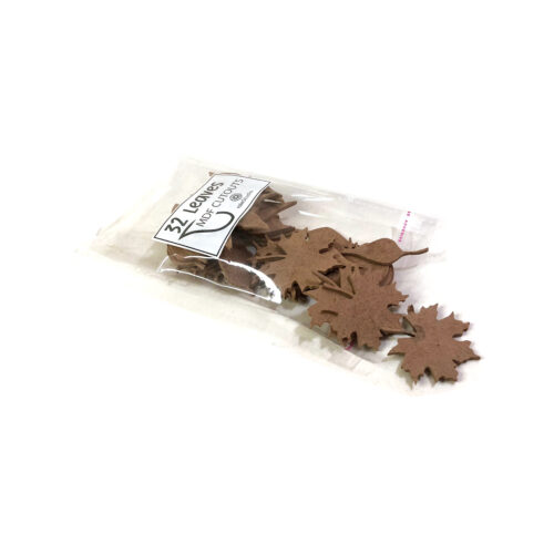 leaves_5 Leaf MDF Cutouts - Pack of 32