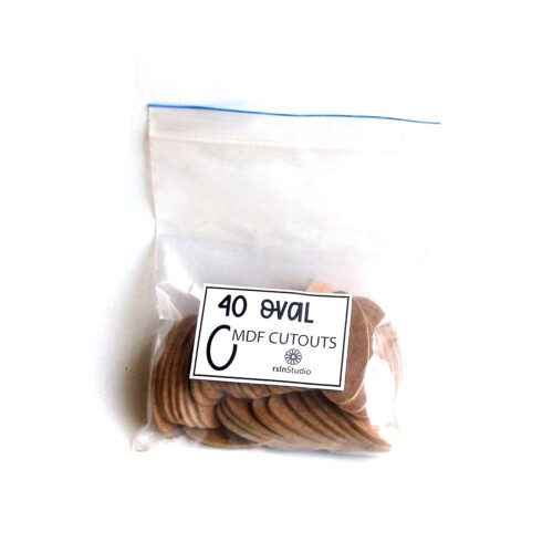 oval1 Oval MDF Cutouts - Pack of 40