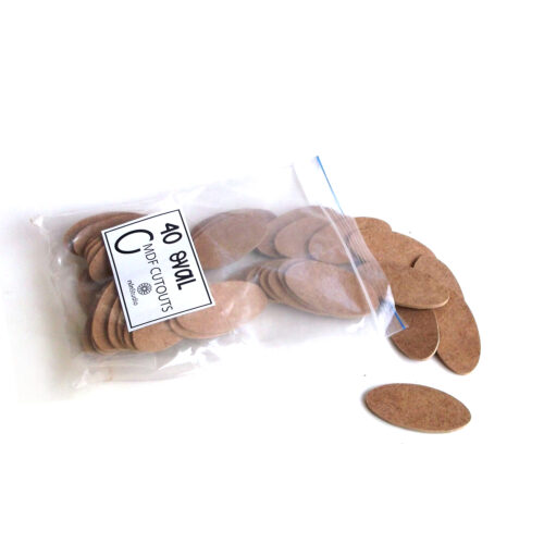 oval2 Oval MDF Cutouts - Pack of 40