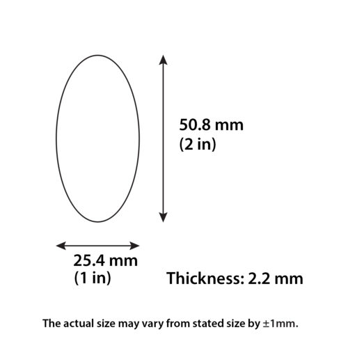 oval3 Oval MDF Cutouts - Pack of 40
