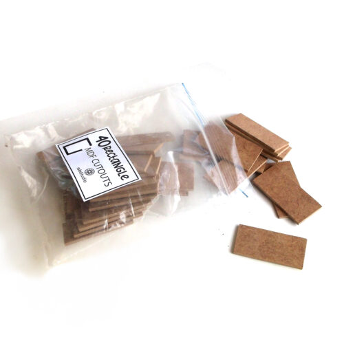 rectangle2 Rectangle MDF Cutouts - Pack of 40