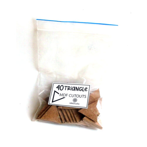 triangle1 Triangle MDF Cutouts - Pack of 40
