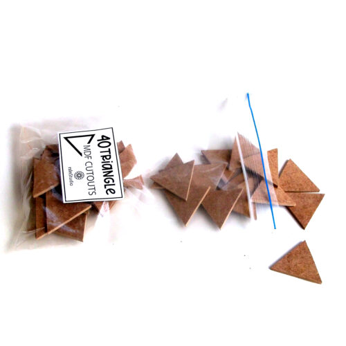 triangle2 Triangle MDF Cutouts - Pack of 40