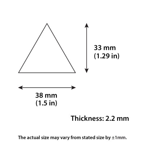 triangle3 Triangle MDF Cutouts - Pack of 40