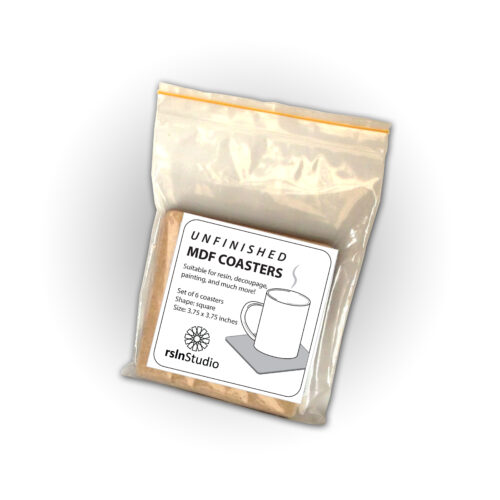 coaster1 Square Coasters MDF Cutouts - Pack of 6