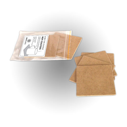 coaster2 Square Coasters MDF Cutouts - Pack of 6