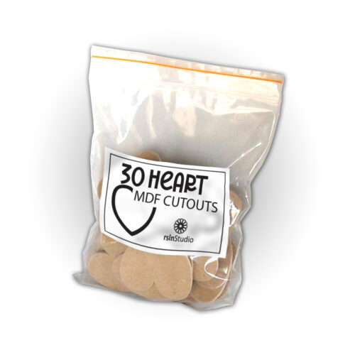 heart1 Heart MDF Cutouts - Pack of 30