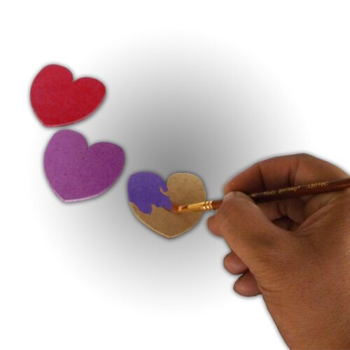 heart3 Heart MDF Cutouts - Pack of 30